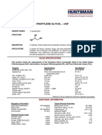 Propilen Glikol Spesification