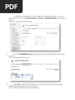 RADIUS Setup: Figure 2. Configuring The RADIUS Settings