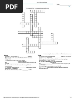 Your Crossword Puzzle 1 PDF