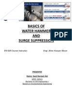 Water Hammer Presentation Basics