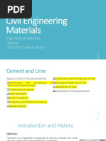 CE-121 Civil Engineering Materials Lecture 2