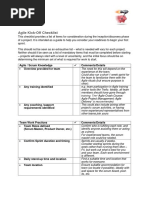 Agile Kick-Off Template