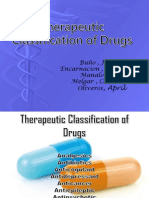 Therapeutic Classification of Drugs