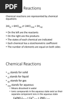 Chemical Reactions