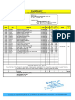 Packing List: Invoice Code Description Hs Code UM Q.Ty Peso Netto Unit. Peso Netto Tot. Packing Weight KG