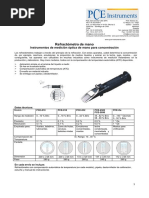Refractómetro de Mano