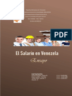 Ensayo Del Salario Derecho Laboral III