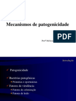 Aula Teórica 02 - Slide - Mecanismos de Patogenicidade PDF