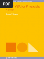 (IOP Concise Physics) Liengme, Bernard V - Excel VBA For Physicists A Primer-IOP Publishing (2016)