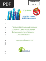 "G BPM O A L G E S G ": Uía de para La Ferta de Limentos Ibres de Luten en Stablecimientos Y Ervicios Astronómicos