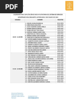 Calendario Dibujantes