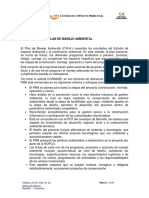 Plan de Manejo Obra Civil PDF