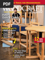 Woodcraft Magazine - Issue #071 - June - July 2016 - Patio Table & Chairs