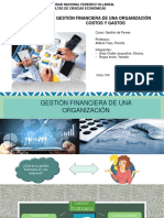 Gestión Financiera Costos y Gastos