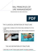 General Principles of Fracture Management: Presentation by Dr. Kunal Shrivastava