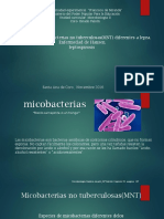 Infección Por Micobacterias No Tuberculosas (MNT)