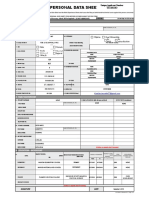 Personal Data Sheet: Filipino Dual Citizenship by Birth by Naturalization