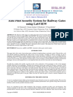 Auto Pilot Security System For Railway Gates Using Labview