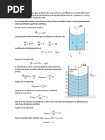 Si Un Vaso Lleno Con Agua Gira Alrededor de Su Eje