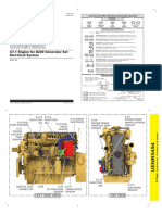 C7.1 Engine For D200 Generator Set Electrical System: Left Side View Top View