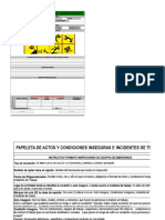 Papeleta de Reporte de Actos y Condiciones