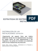 Estrategias de Distribucion de Instalaciones