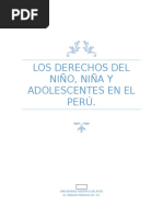 Monografía - El Derechos Del Niño y Del Adolescente