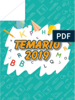 Temario Secundaria Nuevo So 2019 Actulizado