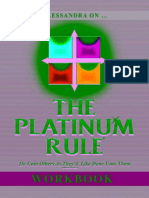 The Platinum Rule