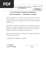 Gi F 48 Acta de Conformacion de Brigadas de Emergencia Empresa Adtiva