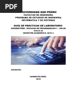 Guia de Laboratorio - Tecnicas Programación I