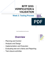 Week 3 - Testing Process