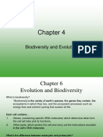 Chapter 4 - Biodiversity and Evolution 2009