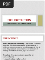 Fire Protection: Presentation by Vikram Singh