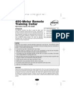 FS-602E Innotek 450 M Remote Training Collar Manual en FR NL de IT ES