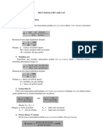 Rangkuman Sifat Koligatif Larutan