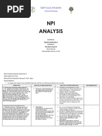 NPI Analysis: Saint Louis University