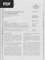 Haemoglobin Levels in Patients With Oral Submucous Fibrosis