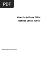 Water Cooled Screw Chiller Technical Service Manual