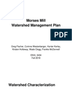 Morses Mill Watershed Management Plan