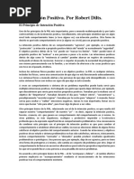 La Intención Positiva. Por Robert Dilts.