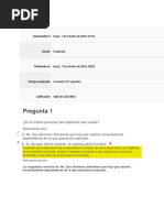 Evaluación Direccion Comercial