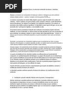 Investigar Las Propiedades Físicas y La Estructura Molecular de Alcanos y Alcoholes