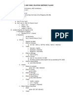 Persons and Family Relations Midterms Syllabus