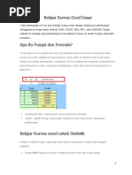 Belajar Rumus Excel Dasar