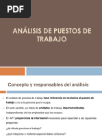 Analisis de Puestos de Trabajo