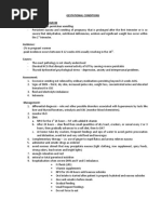 Gestational Conditions Handout