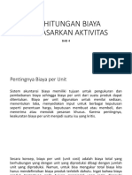 Bab 4 Perhitungan Biaya Berdasarkan Aktivitas