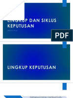 2019 Ankep 02 - Lingkup Dan Siklus Keputusan