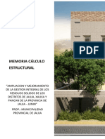 Memoria de Calculo Estructural 01